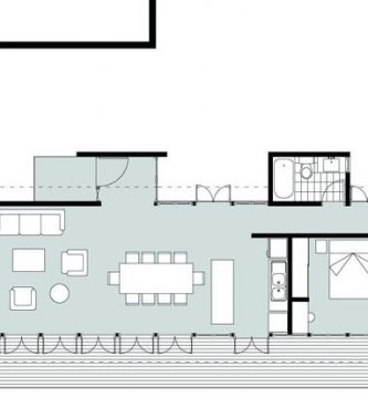 Planta principal de la casa de campo