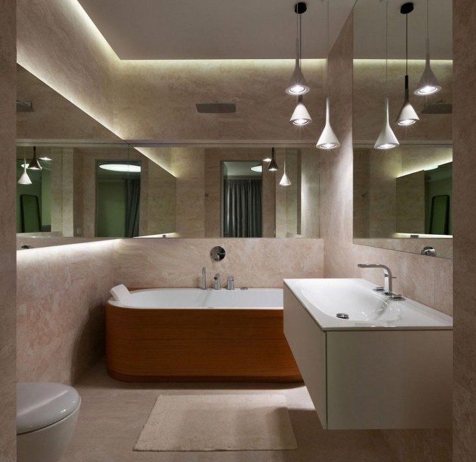 Moderno cuarto de baño