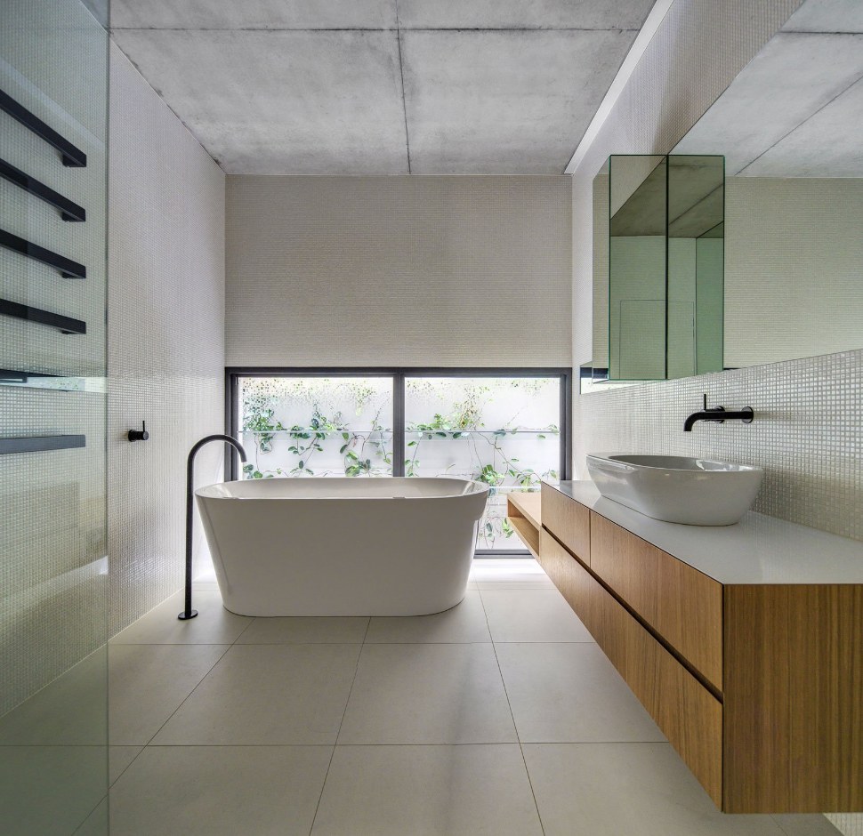 Moderno cuarto de baño