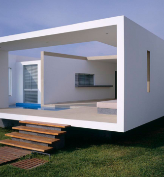 Moderno diseño de casa de playa